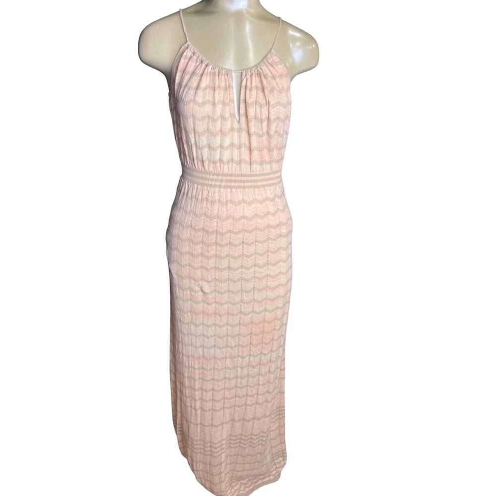 Victoria secret small peach keyhole knit maxi thin strap u662
